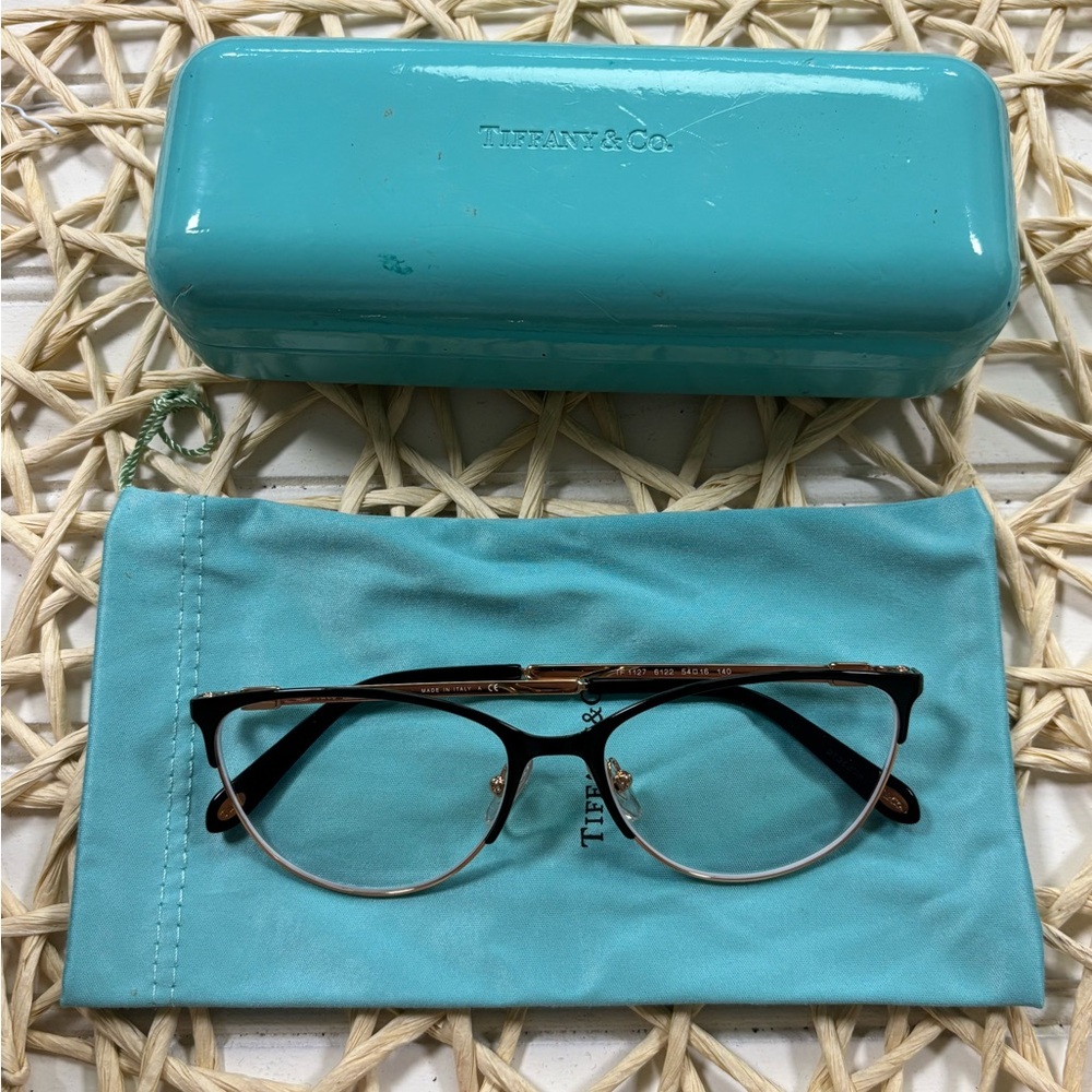 Tiffany & Co. TF1127 6122 Cat-Eye Eyeglasses with Case
